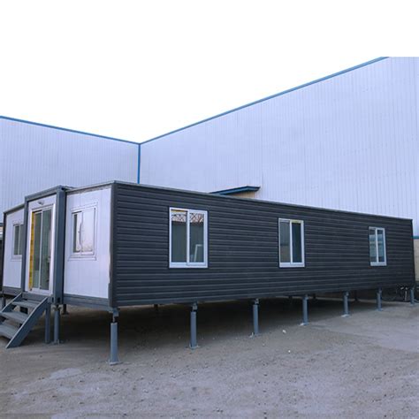 Extended Foldable Prefab Container Homes 40ft Folding Living Container ...