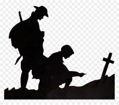 Transparent Silhouette Soldier Praying, HD Png Download - vhv