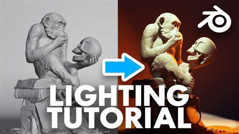 Blender Lighting Tutorial for 3D Beginners - Learn how to Light - YouTube