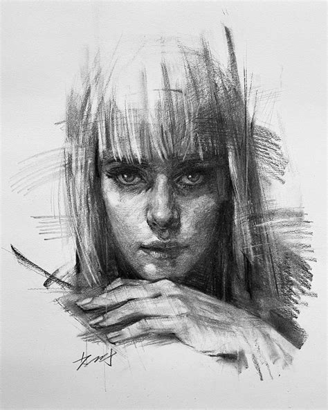 5,219 отметок «Нравится», 85 комментариев — Kisoo Chai (@kisoo_chai) в Instagram: «Charcoal on ...