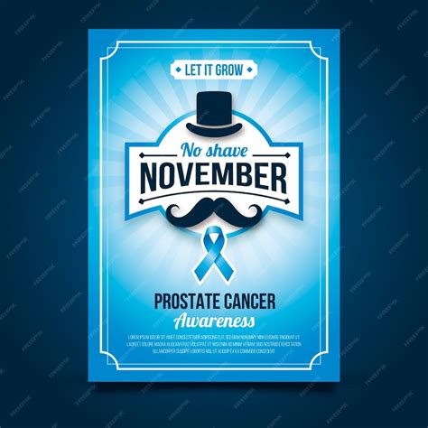 Premium Vector | Movember poster