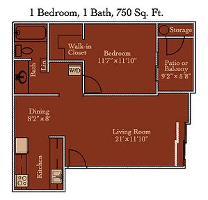 Phoenix, AZ Copper Canyon Floor Plans | Apartments in Phoenix, AZ - Floor Plans