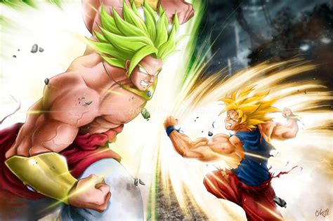 Goku Super Saiyan Vs Broly