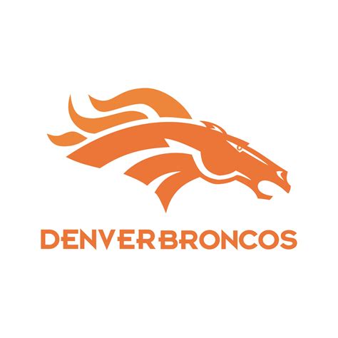 Denver broncos logo vector 26377430 Vector Art at Vecteezy