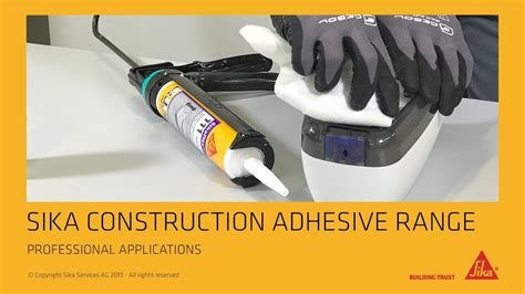 Professional Construction Adhesive Applications - YouTube