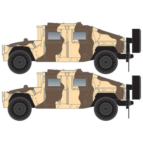 Camo Humvee® Vehicle 2-packs – Desert Camo | TexNrails.com