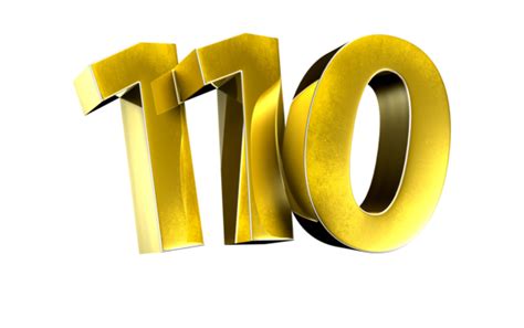 Number 110 PNG Transparent Images Free Download | Vector Files | Pngtree