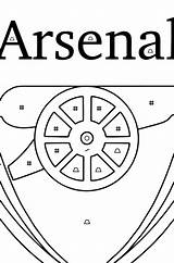 Desenho Arsenal Da UEFA Para Colorir  Coloring For Kidscom sketch template