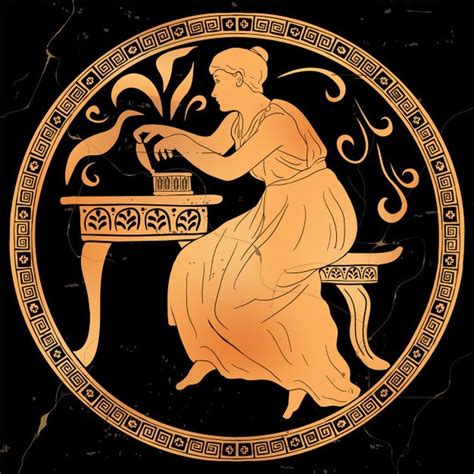 The ancient greek goddess pandora opens a box and frees evil powers ...