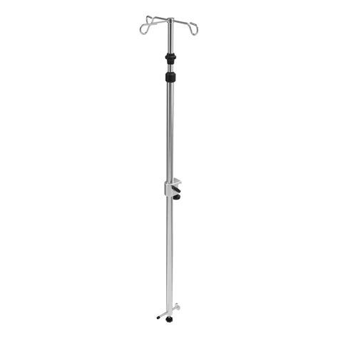 Wall-mounted IV pole - I1002112 - provita medical - rail-mounted / 3 ...