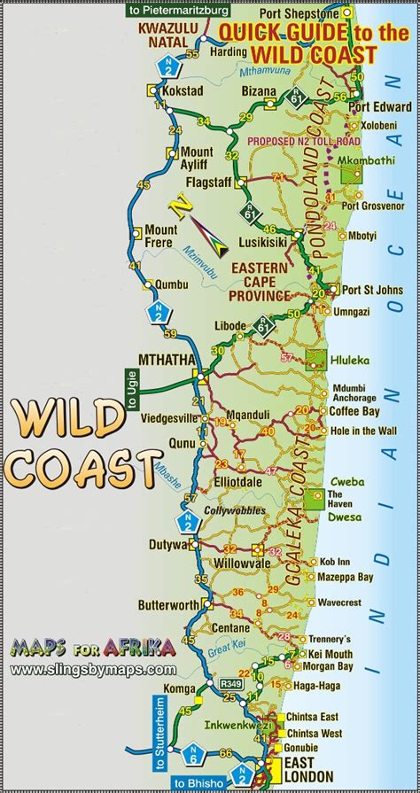 Map of the Wild Coast | Wild Coast