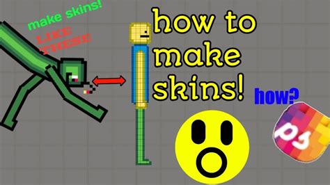 How to make your own skins/ characters in melon playground! ( tutorial ) - YouTube