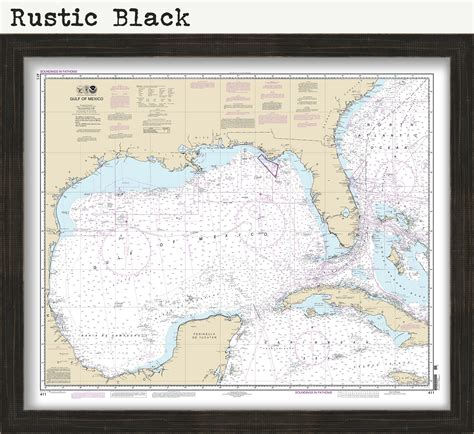 GULF of MEXICO - 2013 Nautical Chart