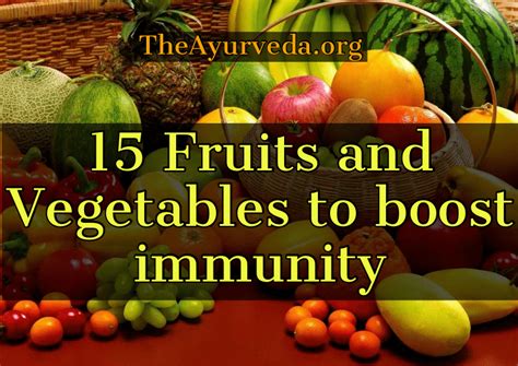 fruits-vegetables-boost-immunity - Theayurveda