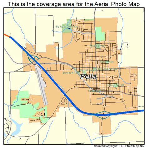 Aerial Photography Map of Pella, IA Iowa