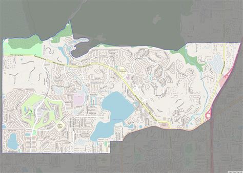 Map of Wekiwa Springs CDP