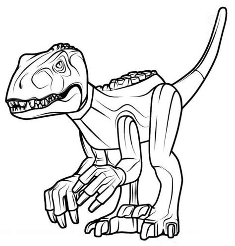 Little dinosaur coloring book with blocks printable and online