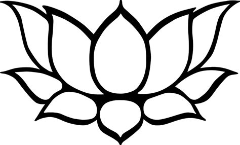 Lotus Clip Art Free Lotus Cliparts Download Free Clip - Lotus Flower Outline - Png Download ...