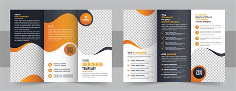 Trifold Travel Brochure Template, Creative and Professional Travel ...