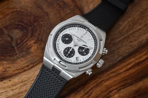 Up-Close with the Vacheron Constantin Overseas Chronograph Panda Dial ...