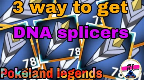 How To Get DNA splicers? Trick and Tips pokeland legends #dna #pokemon ...