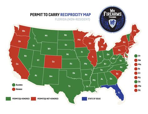 Nevada Ccw Reciprocity Map - Map Of New Hampshire