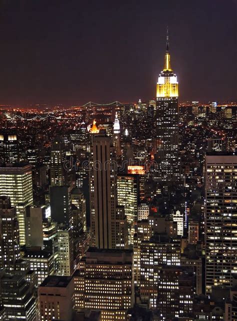 New York at night. View at New York City at night from the top of a skyscraper w , #affiliate, # ...