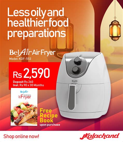 J Kalachand & Co Ltd - BelAir Air Fryer Rs 2,590 | Best Daily Black ...