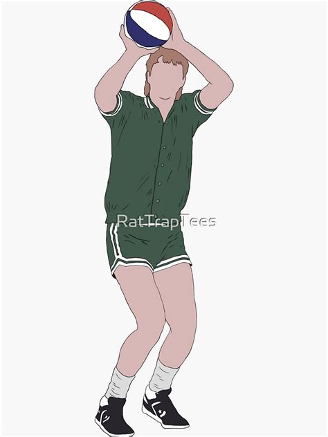 "Larry Bird 3 Point Contest" Sticker for Sale by RatTrapTees | Redbubble