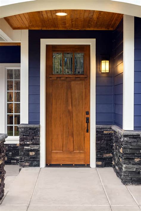 Front Door Color For A Blue House [Inc. 12 Photo Ideas]