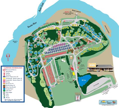 Printable Camp Details Map — Casini Ranch Family Campground Campground ...