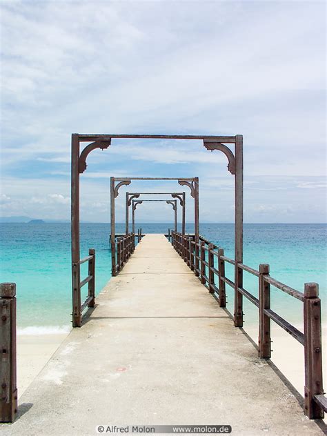 Photo of Jetty. Southern Beaches, Perhentian Besar, East coast, Malaysia