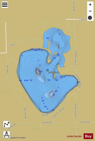 Johnson Lake Fishing Map | Nautical Charts App