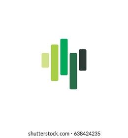 Abstract Green Statistics Logo Stock Vector (Royalty Free) 638424235 ...