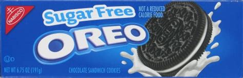 Oreo Sugar Free Chocolate Sandwich Cookies, 6.75 oz - Fred Meyer