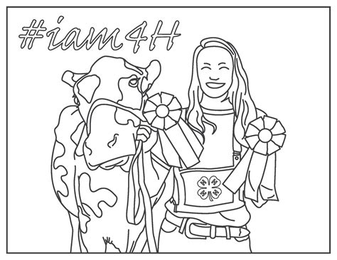 4-h Printable Coloring Pages