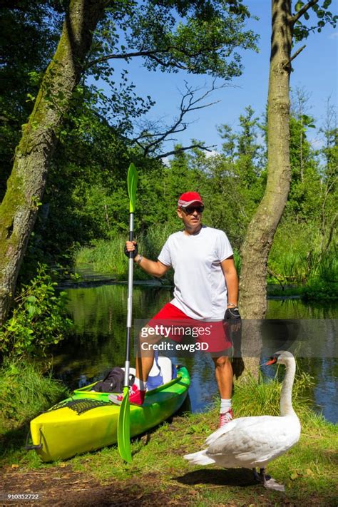 Kayaking On The River Drawa Poland High-Res Stock Photo - Getty Images