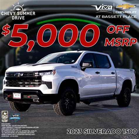 Current New Chevrolet Specials Offers | Viva Chevrolet