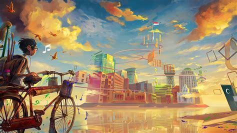 fantasy Art, Bicycle Wallpapers HD / Desktop and Mobile Backgrounds