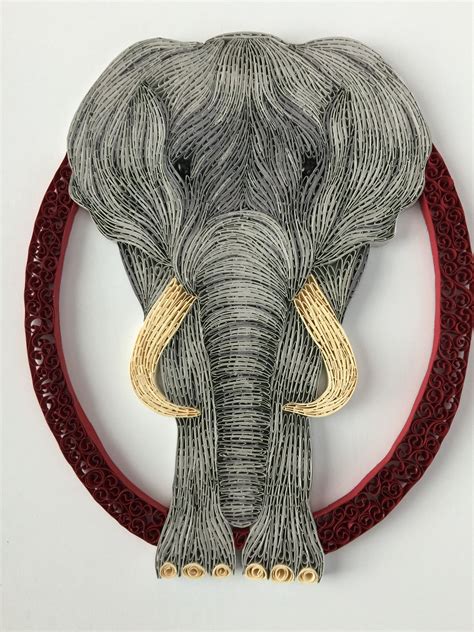 Elephant | Paper quilling, Quilling designs, Quilling animals