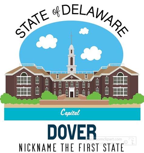 Delaware State Clipart-Delaware state capital Dover nickname first ...