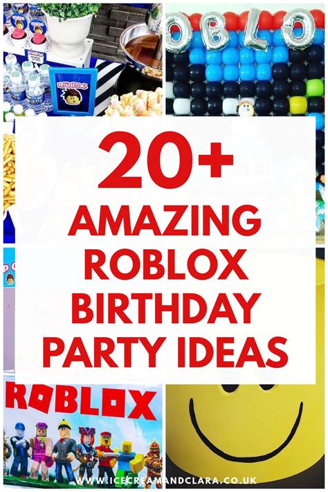 Best roblox birthday party ideas – Artofit