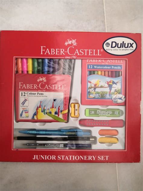 Faber Castell Junior Stationery Set, Hobbies & Toys, Stationery & Craft ...