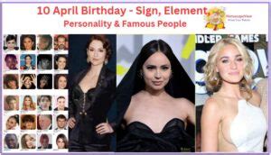 10 April Birthday - People Born On April 10th Famous Personality