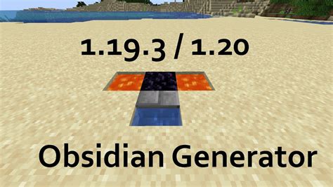 Minecraft Obsidian Generator