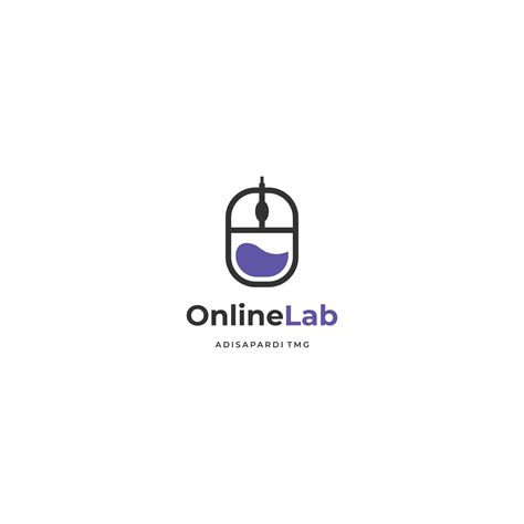 online lab logo, computer lab logo design on isolated background 26363184 Vector Art at Vecteezy