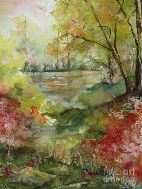 Arkansas Springtime by Robin Miller-Bookhout | Painting, Watercolor landscape, Art tutor