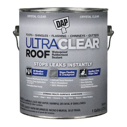 ULTRA CLEAR ROOF Waterproof Rubberized Sealant | DAP Global