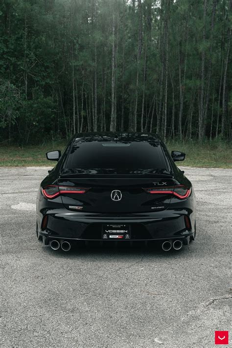 New Acura TLX Type S Is So Dark It Looks Like a Shadow - autoevolution