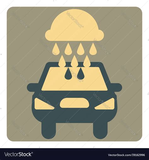 Car wash on a white background Royalty Free Vector Image